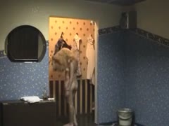 My perverse, golden-haired, attractive, and naked ex-girlfriend's hidden webcam